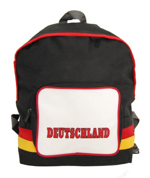 JS Freizeitrucksack EM Deutschland Fan-Design 17990600 - Schwarz