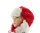 Cepewa Weihnachtsmütze Uschanka Plüsch 14098 - Rot Weiß