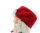 Cepewa Weihnachtsmütze Uschanka Plüsch 14098 - Rot Weiß