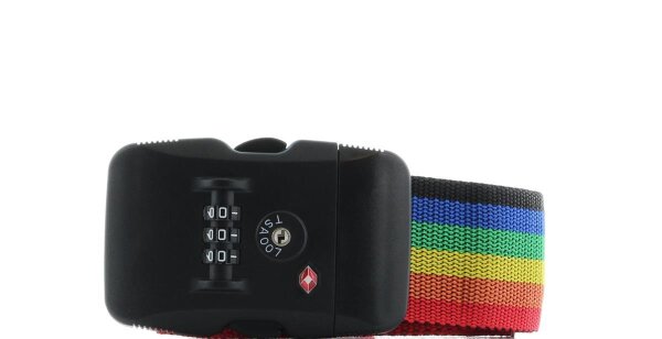 Leder Meid Koffergurt Zahlenschloss KG1+TSA Multi