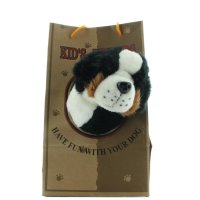 Mel-O-Design Kids Friends Plüschhund Kuscheltier Kinder Dekoration 2219 Schwarz Weiss