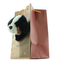 Mel-O-Design Kids Friends Plüschhund Kuscheltier Kinder Dekoration 2219 Schwarz Weiss