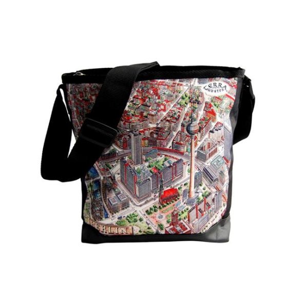 MapBag Umhängetasche Berlin Shoulderbag UNISEX 5800 Alexanderplatz