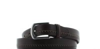 Red Point Gürtel Ziernaht, Herren, Leder Dunkelbraun 115 cm