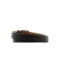 Red Point Gürtel Ziernaht, Herren, Leder Dunkelbraun 115 cm