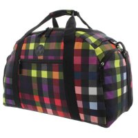 Franky Reisetasche Reisegepäck Sporttasche Dufflebag RT34 L Multi collor check