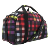 Franky Reisetasche Reisegepäck Sporttasche Dufflebag RT34 L Multi collor check