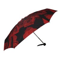 happy rain selection Regenschirm Taschenschirm Petito Ultramini red rose
