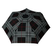 happy rain selection Regenschirm Taschenschirm Petito Ultramini checks black