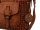 Harbour 2nd AURORA Reißverschlusstasche Damen Flecht Cross Cognac