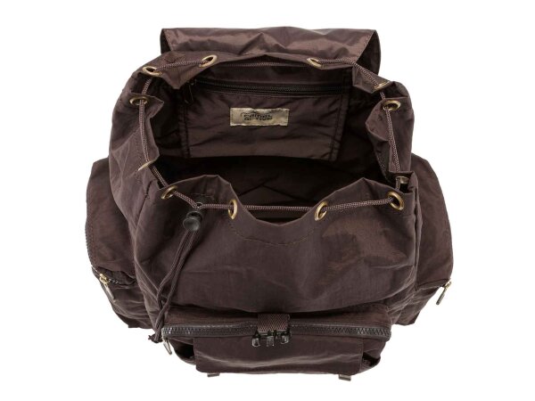 calais pebbled leather backpack Tumi- Burgundy Red Voyageur Calais Nylon Computer Commuter Backpack