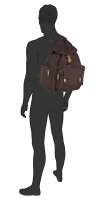 camel active Journey Monty Backpack Rucksack Unisex Nylon B00 205 braun