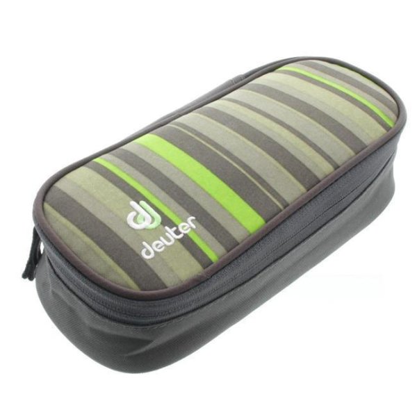 Deuter Schlampermäppchen Etui Pencil Case Sand Mocha Stipes