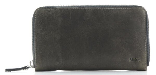 Maitre Damen Reißverschlussbörse 802 darkgrey