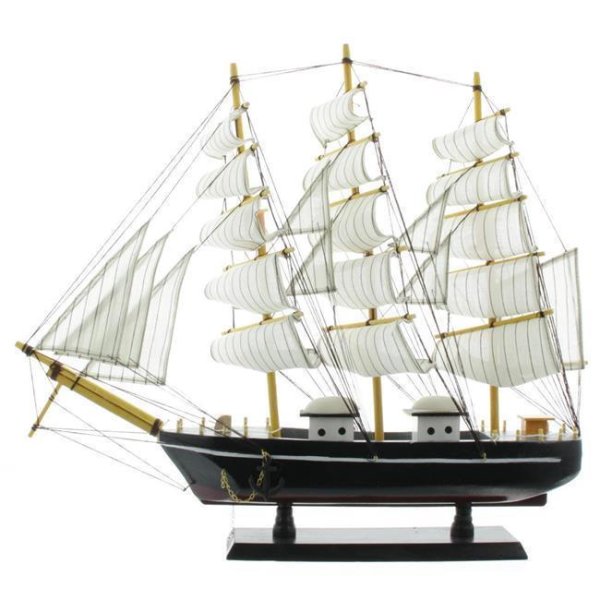 Cepewa Segel Schiff Wooden Dhows schwarz