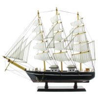Cepewa Segel Schiff Wooden Dhows schwarz
