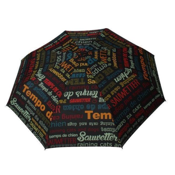 happy rain Regenschirm Taschenschirm Super Mini slogan