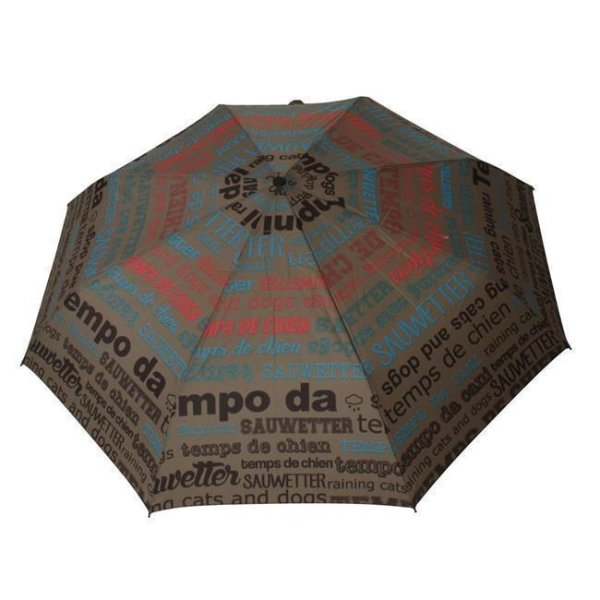 happy rain Regenschirm Taschenschirm Super Mini slogan Kaffee