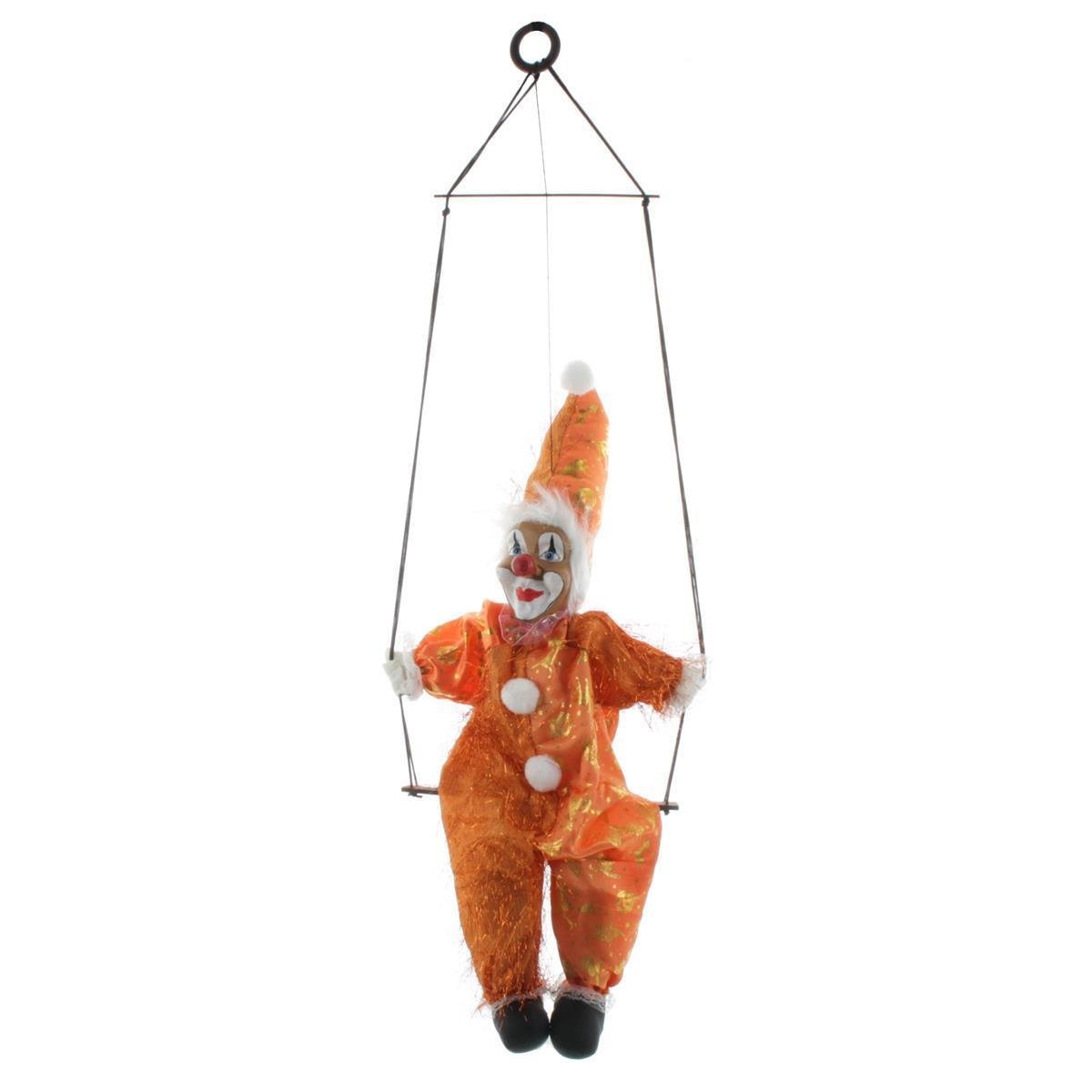 Mel-O-Design Clown Schaukel Deko Orange
