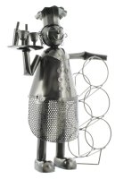 Mel-O-Design Flaschenhalter Halter 7064 "Koch für 3 Flaschen"