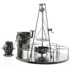 Mel-O-Design Flaschenhalter Halter 7091 "Grill mit Aschenbecher"