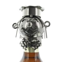 Mel-O-Design Flaschenhalter Halter 6078 Grillmeister mit Grill