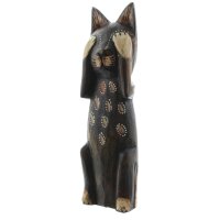 Deetjen &amp; Meyer Katze &quot;nichts b&ouml;ses&quot; Holz