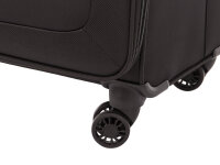 Franky Koffer T13S Handgepäck ca. 55 cm Spinner Gr. S inkl. 15" Laptopfach schwarz