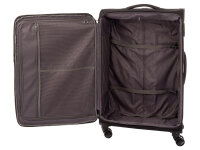 Franky Koffer T13S Handgepäck ca. 55 cm Spinner Gr. S inkl. 15" Laptopfach schwarz