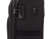 Franky Koffer T13S Handgepäck ca. 55 cm Spinner Gr. S inkl. 15" Laptopfach schwarz