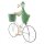 Gall & Zick Ente mit Fahrrad und Blumentopf