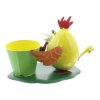 Gall & Zick Vogel mit Blumentopf Gelb
