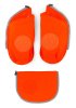 ergobag Cubo Seitentaschen Zip-Set 3tlg. Sicherheitsset Kinder Orange