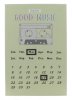 Boltze Kalender nostalgisch Blechschild Creme / Kassette