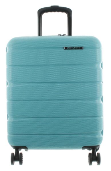 Franky 55er Spinner A-B-S13 Handgepäck Hartschalenkoffer mit TSA-Schloss Aqua