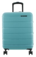 Franky 55er Spinner A-B-S13 Handgepäck Hartschalenkoffer mit TSA-Schloss Aqua