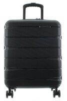 Franky 55er Spinner A-B-S13 Handgepäck Hartschalenkoffer mit TSA-Schloss Schwarz