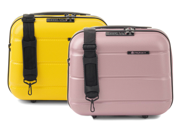 Franky ABS13 Beautycase Handgepäck Hartschale mit TSA-Schloss
