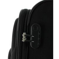 Franky Koffer Reisegepäck Spinner Gr. L T1S-DR ca. 79 cm Schwarz