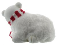 Mel-O-Design Keramik klein Eisbär liegend mit Schal