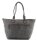 Harbour 2nd Shopper Hulda Beutel Damen aus gewaschenem Leder Dunkelgrau