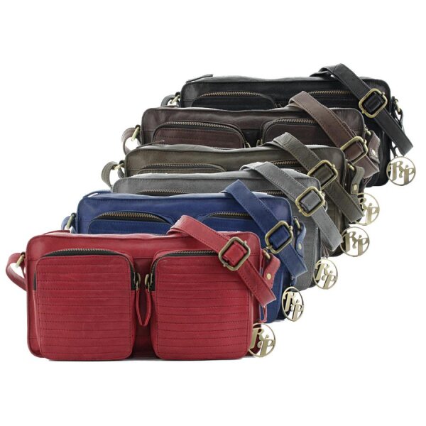 Red Point Damen Leder Umhängetasche Schultertasche