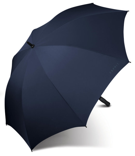 Esprit Stockschirm Regenschirm Golf Manuell Blau
