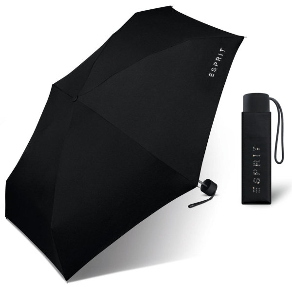 Esprit Regenschirm mini Petito Diamond Strass Schwarz