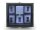 Friedrich Uhrenkoffer für 5 Uhren mit LED Uhrenbox Dunkelblau