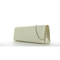 JSI Damen Schultertasche Clutch Abendtasche 11124 Gold