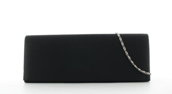 JSI Damen Schultertasche Clutch Abendtasche 11124 Schwarz
