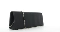 JSI Damen Schultertasche Clutch Abendtasche 11124 Schwarz