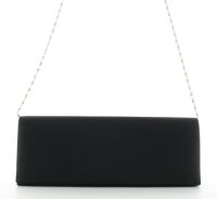 JSI Damen Schultertasche Clutch Abendtasche 11124 Schwarz