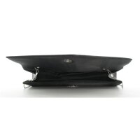 JSI Damen Schultertasche Clutch Abendtasche 11124 Schwarz
